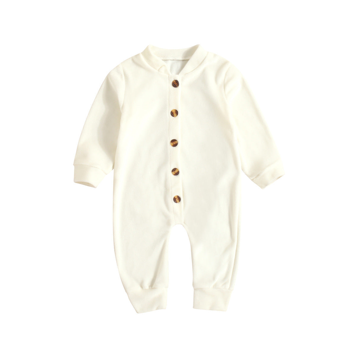 Cozy Baby Plush Infant Romper - Boneless Design for Spring and Autumn