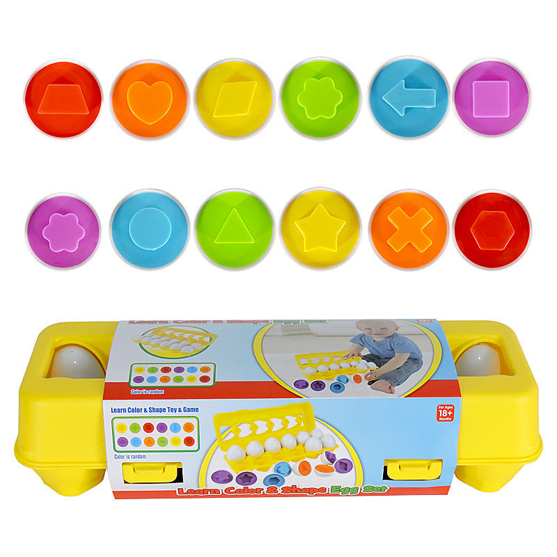 Educational Smart Egg Toy: Montessori Shape Matching Sorter for Kids