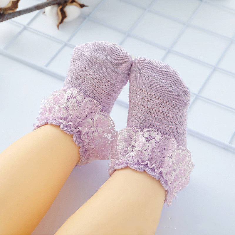 Adorable Summer Lace Socks for Girls