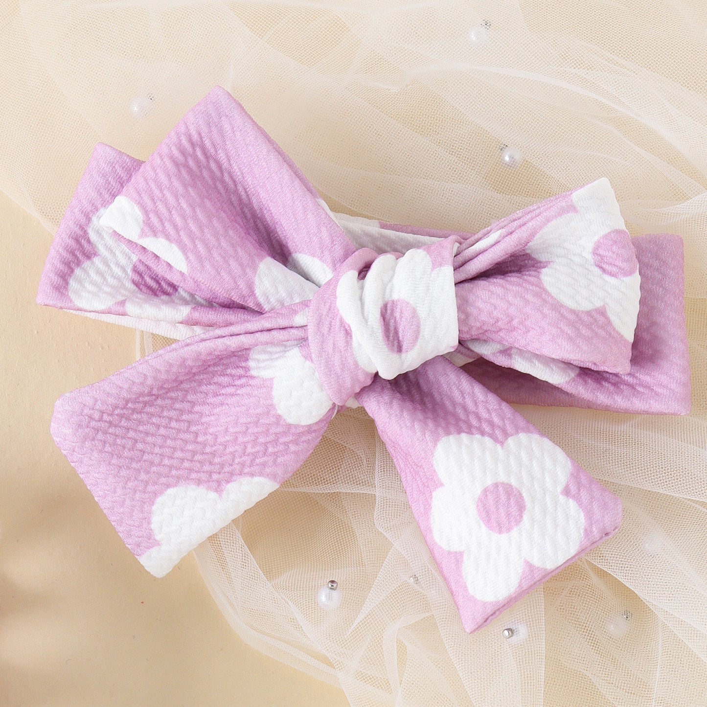 Summer Chic: Floral Printed Romper with Bow Headband for Babies