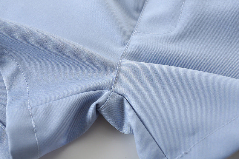 Charmingly Dapper: British Style Short Sleeve Children's Suit for the Young Gentleman!