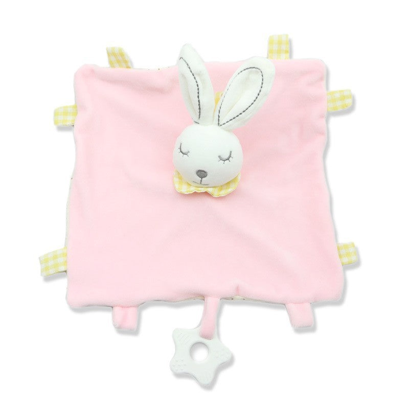 Soft and Snuggly: Comfort Towel Beanie Doll for Baby's Early Education – Adorable Cartoon Toy