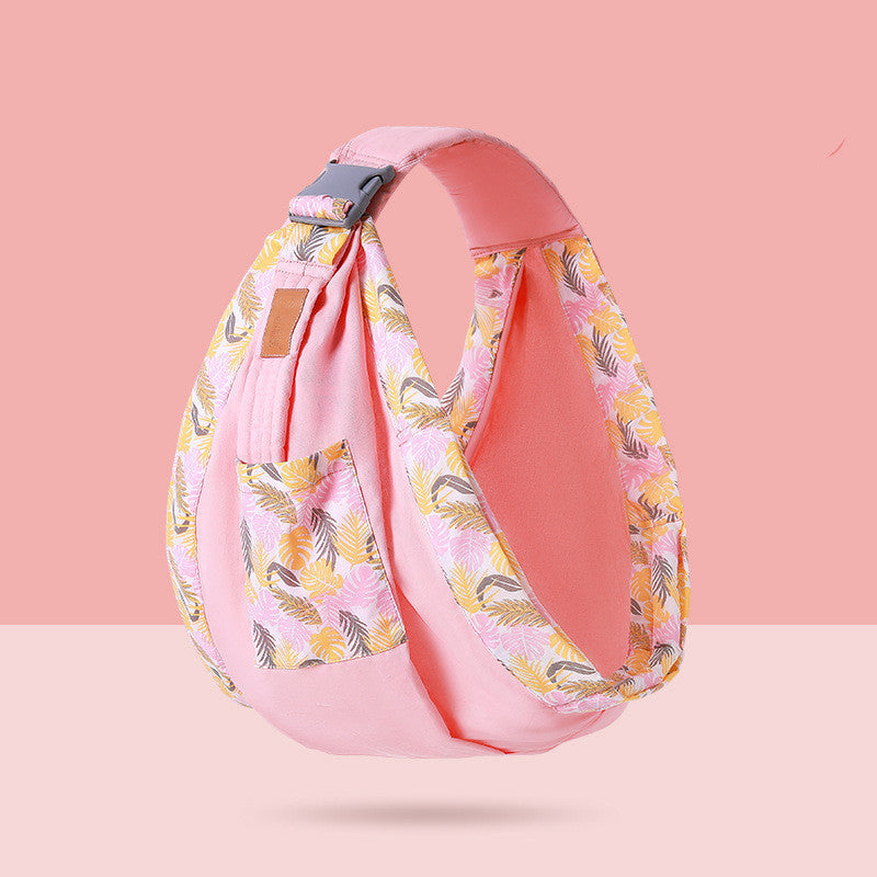 Hands-Free Comfort: Horizontal Hugging Baby Carrier with Waist Stool - Perfect for On-the-Go Parents