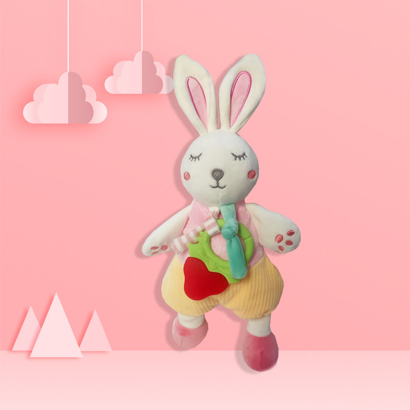 Soft and Snuggly: Comfort Towel Beanie Doll for Baby's Early Education – Adorable Cartoon Toy