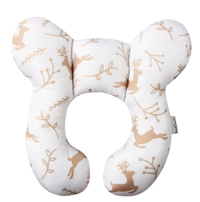 U-Shaped Infant Pillow: Safety Seat Neck Guard for Baby Bed and Stroller