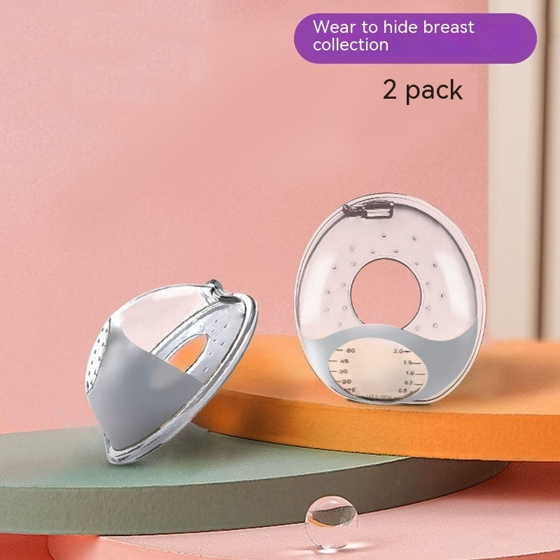 Convenient Breast Milk Collector: Portable, Washable, Breathable Design