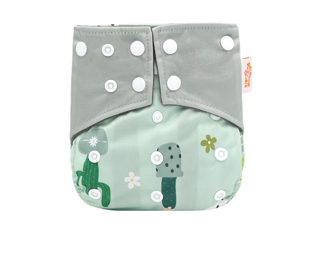 Western Style Bamboo Charcoal Washable Diapers - Digital Printing for Eco-Friendly Baby Care