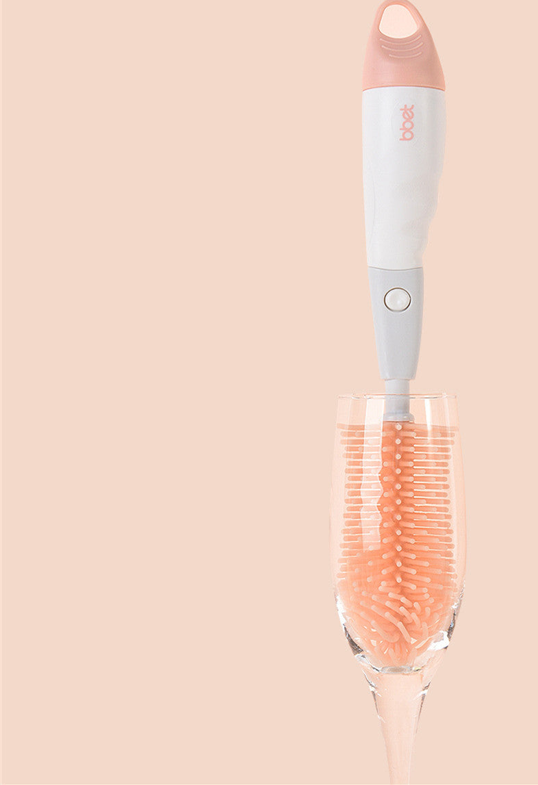 360° Rotating Baby Nipple Brush for Thorough Cleaning