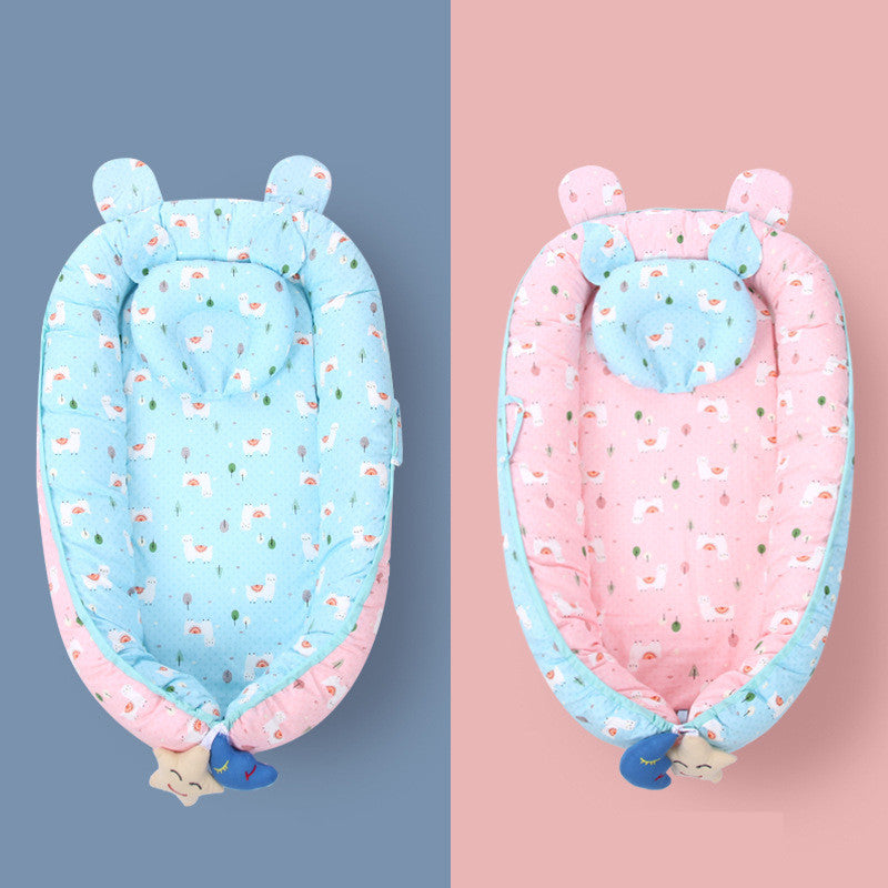 Baby's Anti-Shock and Anti-Pressure Sleeping Crib: Secure Rest for Peaceful Nights