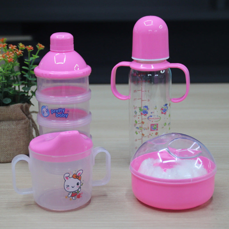 Complete 4-Piece Milk Bottle Set: Essential Baby and Toddler Products