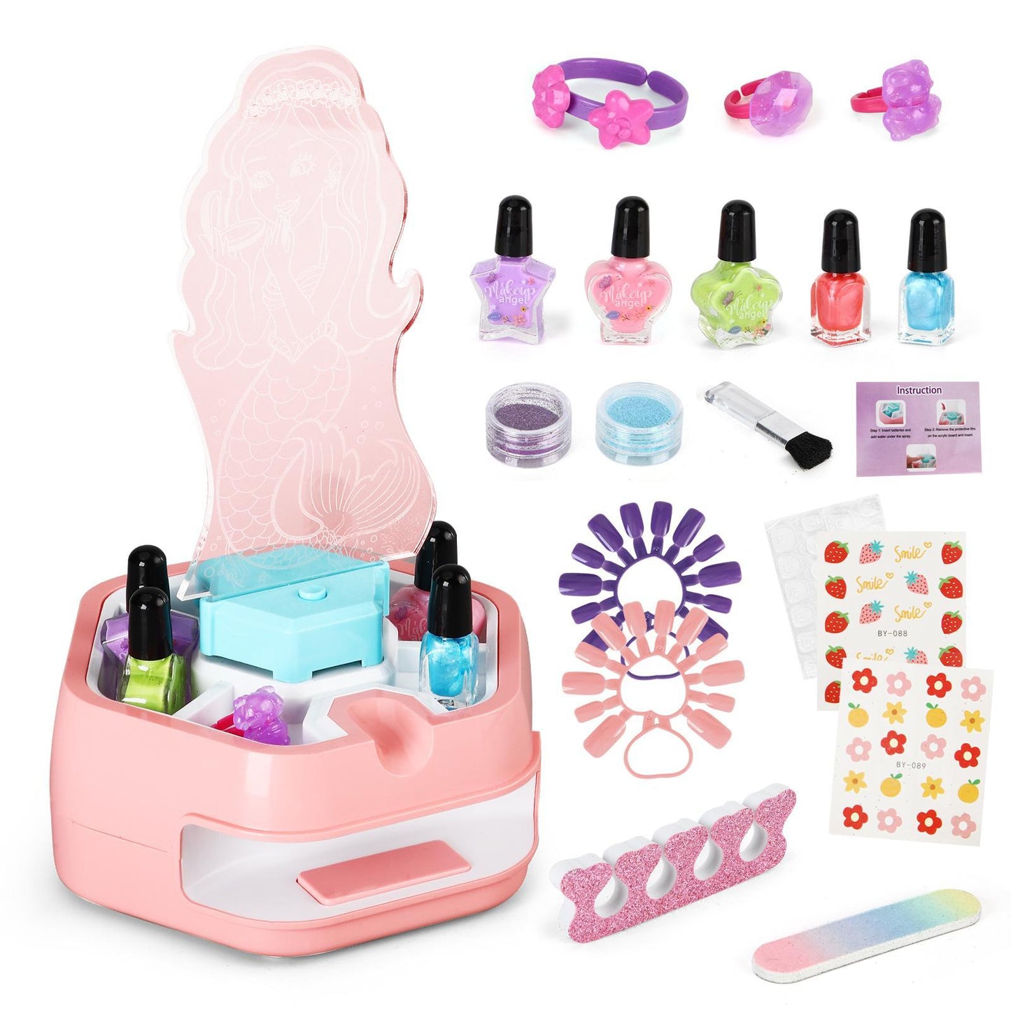 Kids Makeup & Nail Art Spray Set – Creative Beauty Toy Kit for Fun Playtime & Holiday Gifting