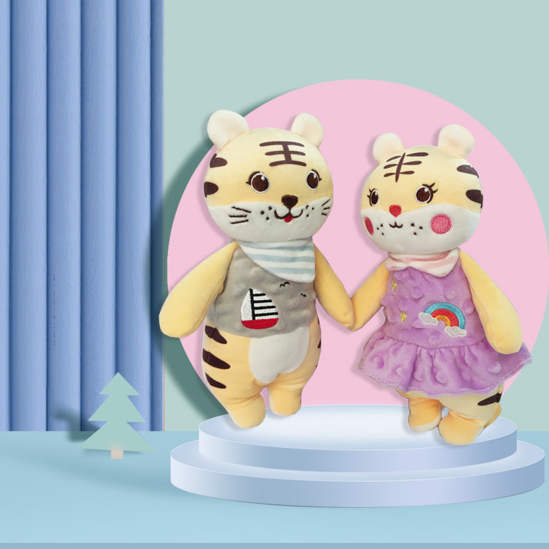 Soft and Snuggly: Comfort Towel Beanie Doll for Baby's Early Education – Adorable Cartoon Toy