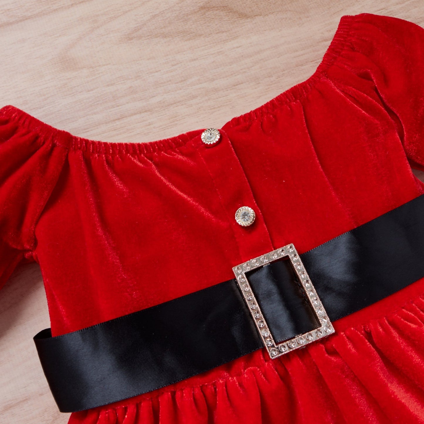 Baby & Toddler Girls Christmas Outfit Set – 100% Cotton Red Dress with Hat & Scarf (6–12M to 3–4Y)