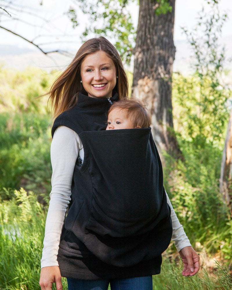 Three-in-One Multi-functional Mother Kangaroo Coat: Women's Sleeveless Sweater