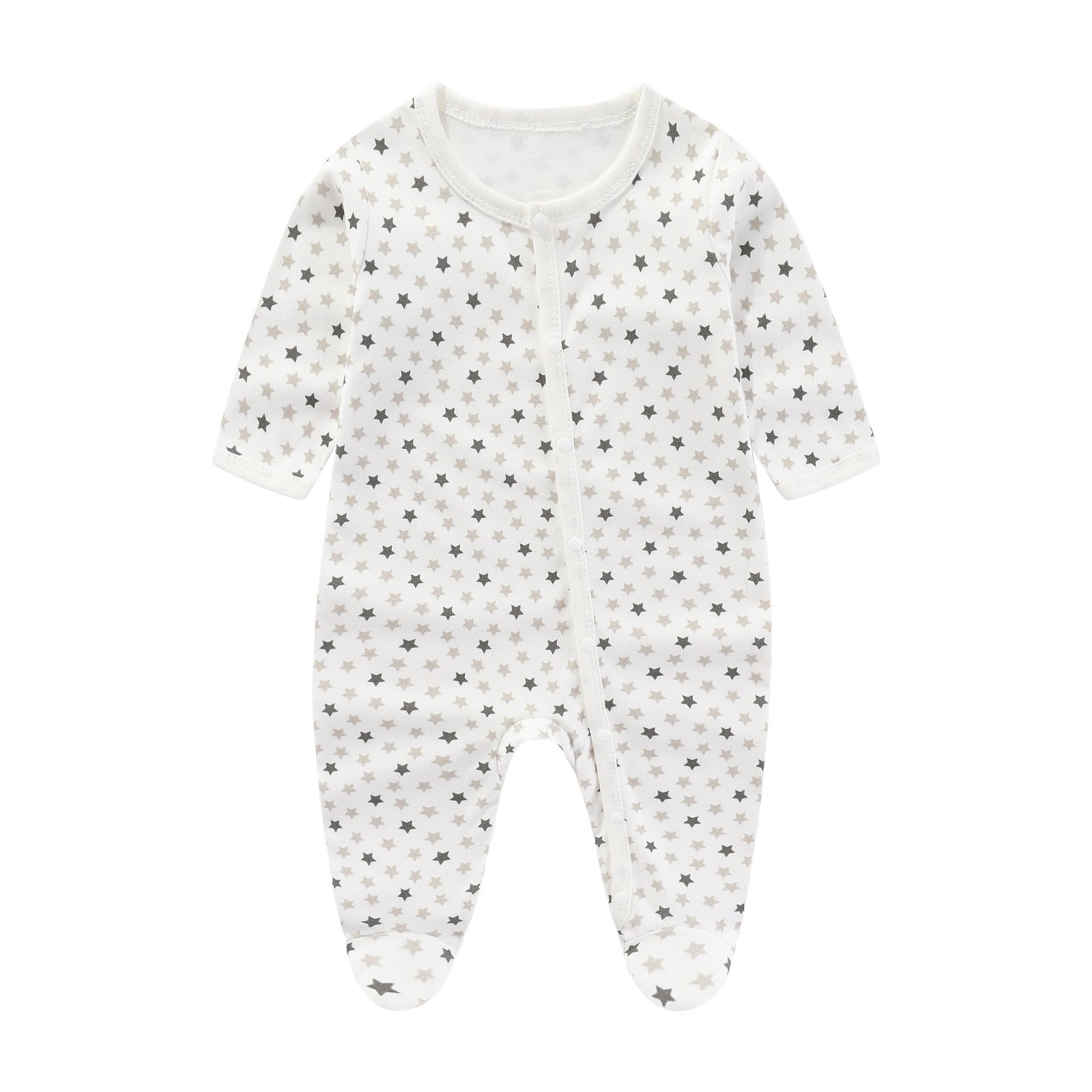 Pure Cotton Printed Newborn Jumpsuit – Creative Design