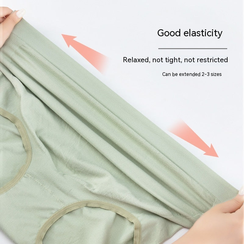 Thin Breathable Cotton Crotch Belly Support Seamless Postpartum Underwear for Pregnant Women