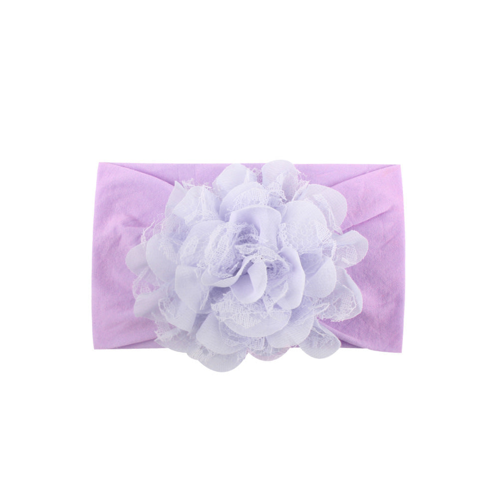Adorn Your Little One with Elegance: Chiffon Mesh Flower Baby Headdress Headband in Various Styles and Colors