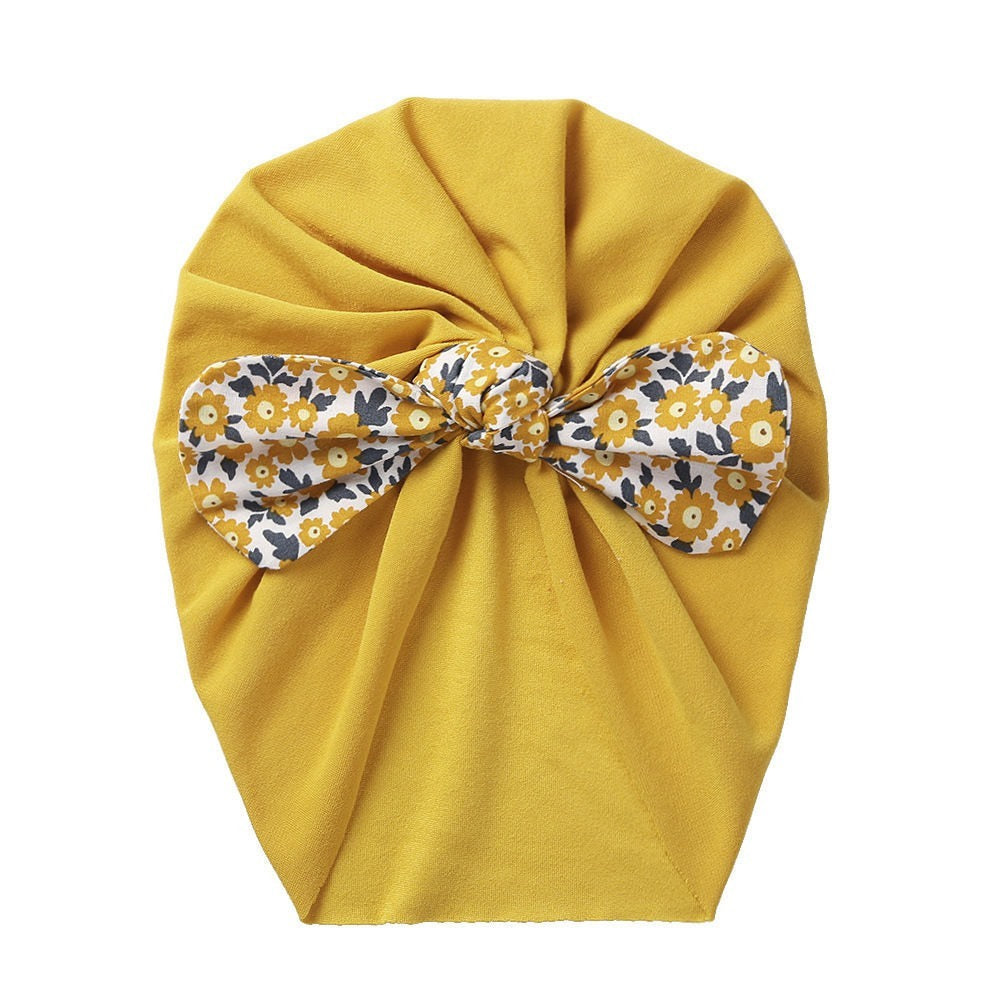 Chic and Cozy Bow-Knot Tie Thickened Warm Boneless Hat