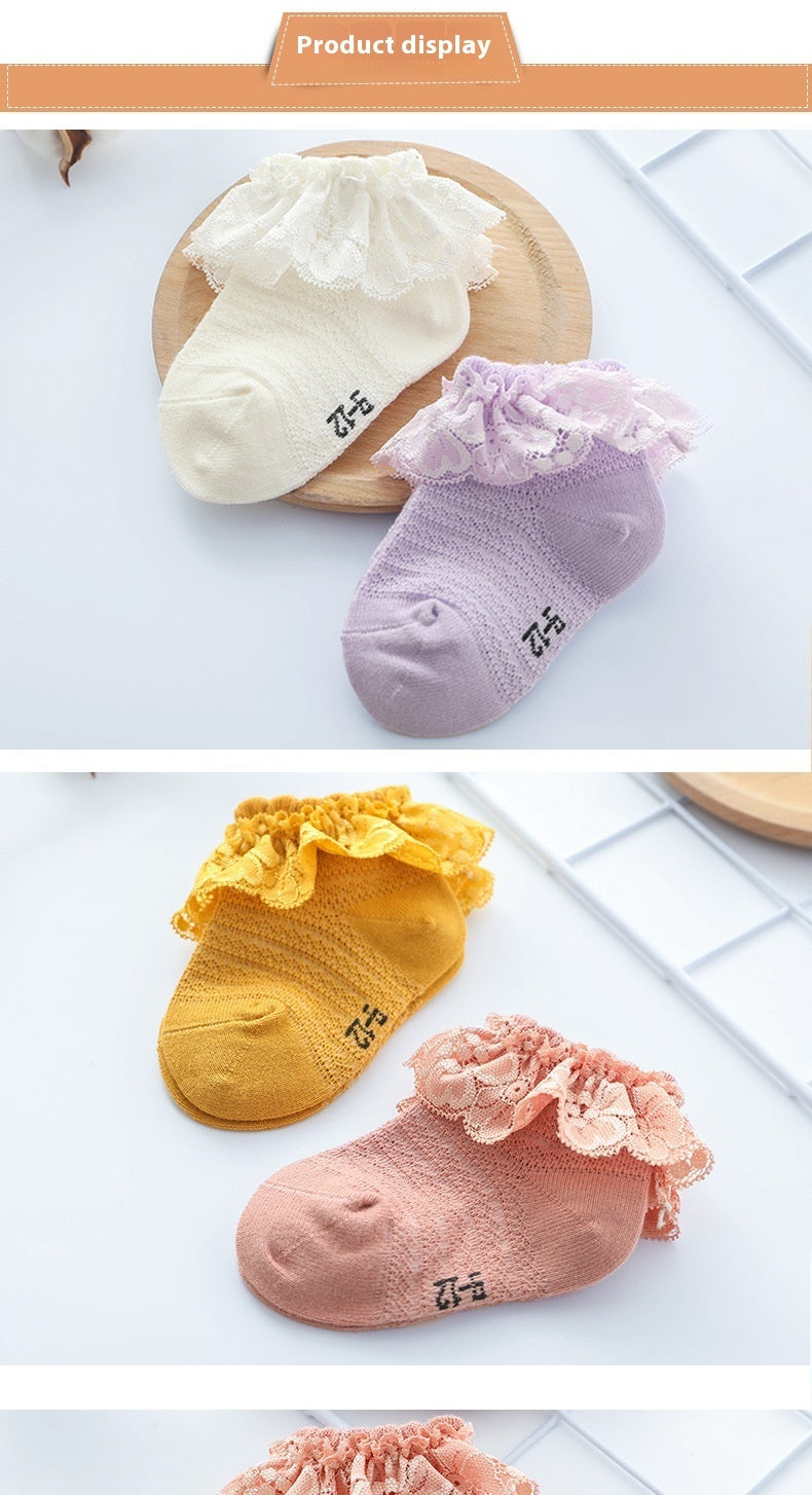 Adorable Summer Lace Socks for Girls