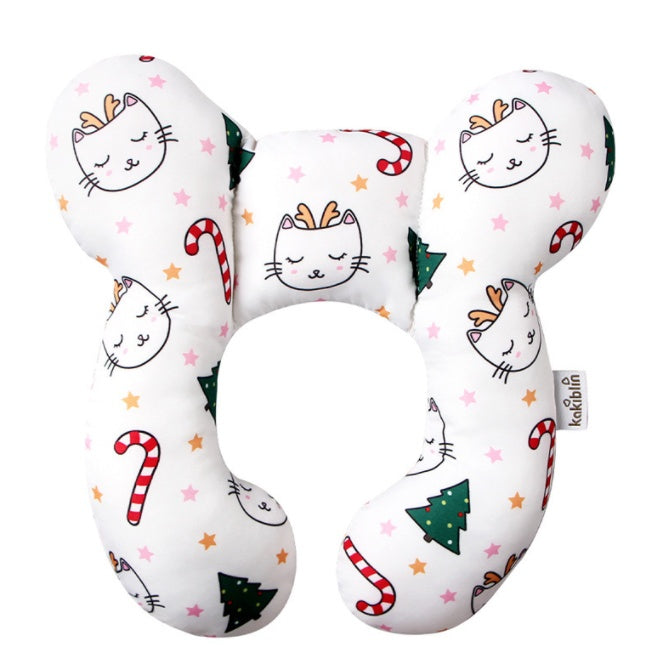 U-Shaped Infant Pillow: Safety Seat Neck Guard for Baby Bed and Stroller