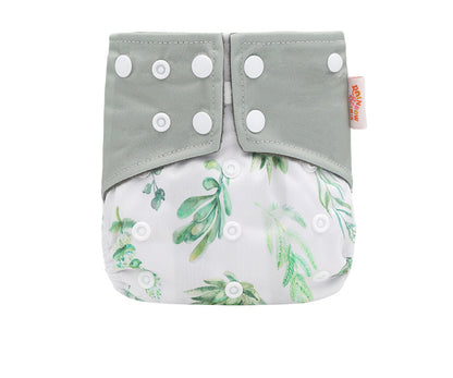 Western Style Bamboo Charcoal Washable Diapers - Digital Printing for Eco-Friendly Baby Care