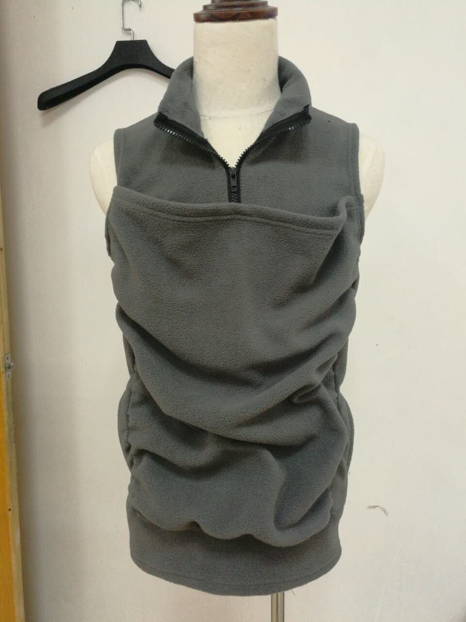 Three-in-One Multi-functional Mother Kangaroo Coat: Women's Sleeveless Sweater