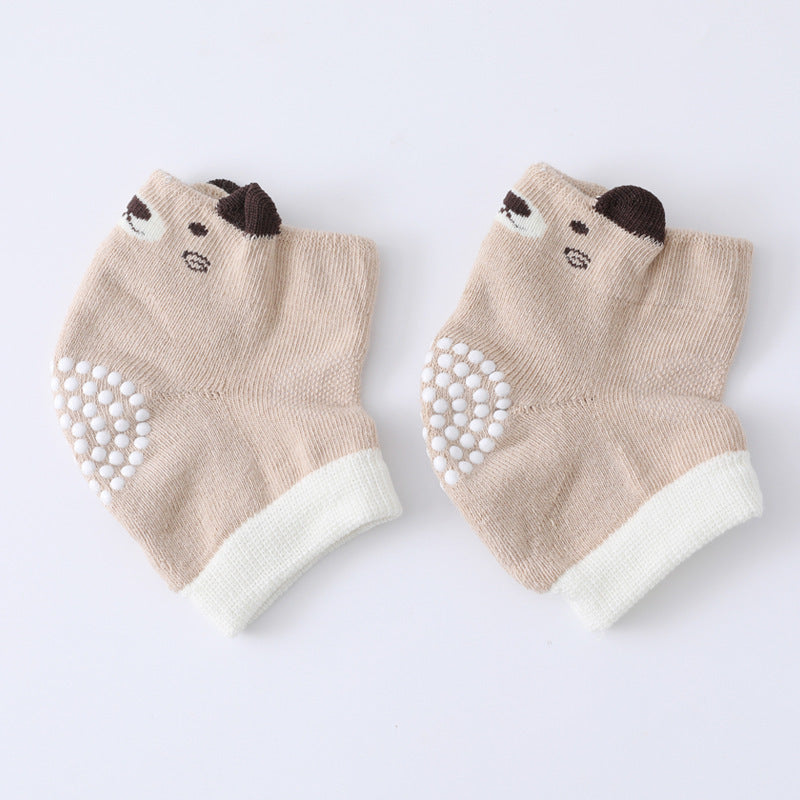Protective Animal Printed Baby Knee Pads for Crawlers and Toddlers - Comfortable Support
