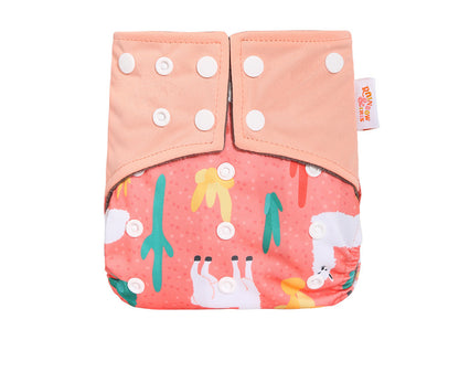 Western Style Bamboo Charcoal Washable Diapers - Digital Printing for Eco-Friendly Baby Care