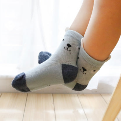 Children’s Cotton Socks Pack of 5 – Breathable Summer Socks for Boys & Girls
