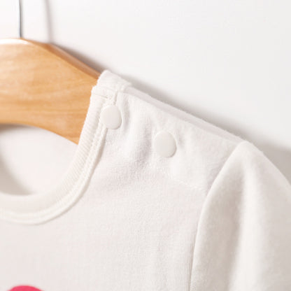 Adorable Short Sleeve Triangle Romper: Perfect for Your Little One