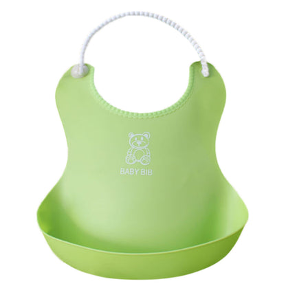 Kid Infant Bibs: Soft Silicone Bib for Mess-Free Feeding