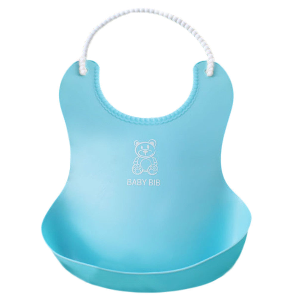Kid Infant Bibs: Soft Silicone Bib for Mess-Free Feeding