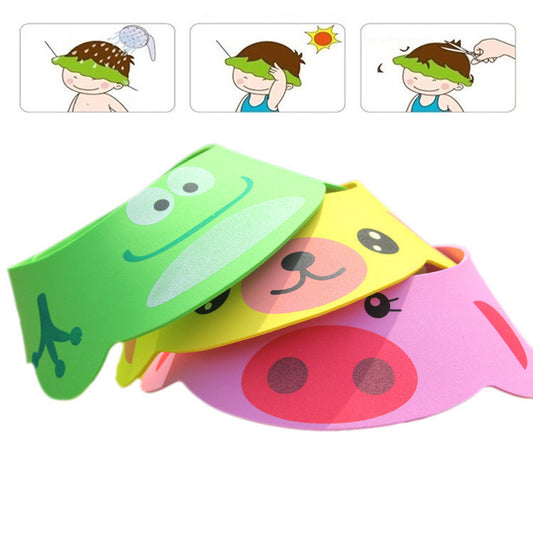 Adjustable Bathing Hat for Babies and Kids – Splash-Proof Protection