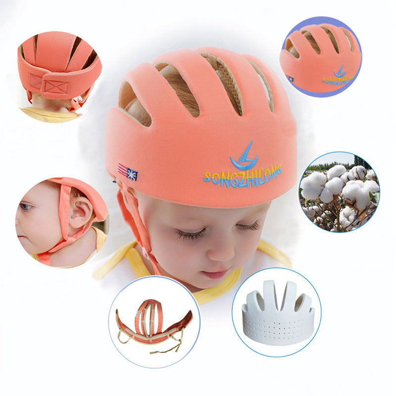 Safe and Stylish: Baby Toddler Protective Cap for Active Play