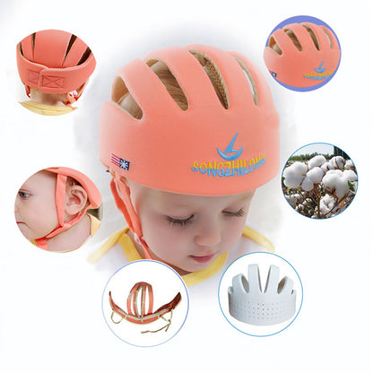 Safe and Stylish: Baby Toddler Protective Cap for Active Play