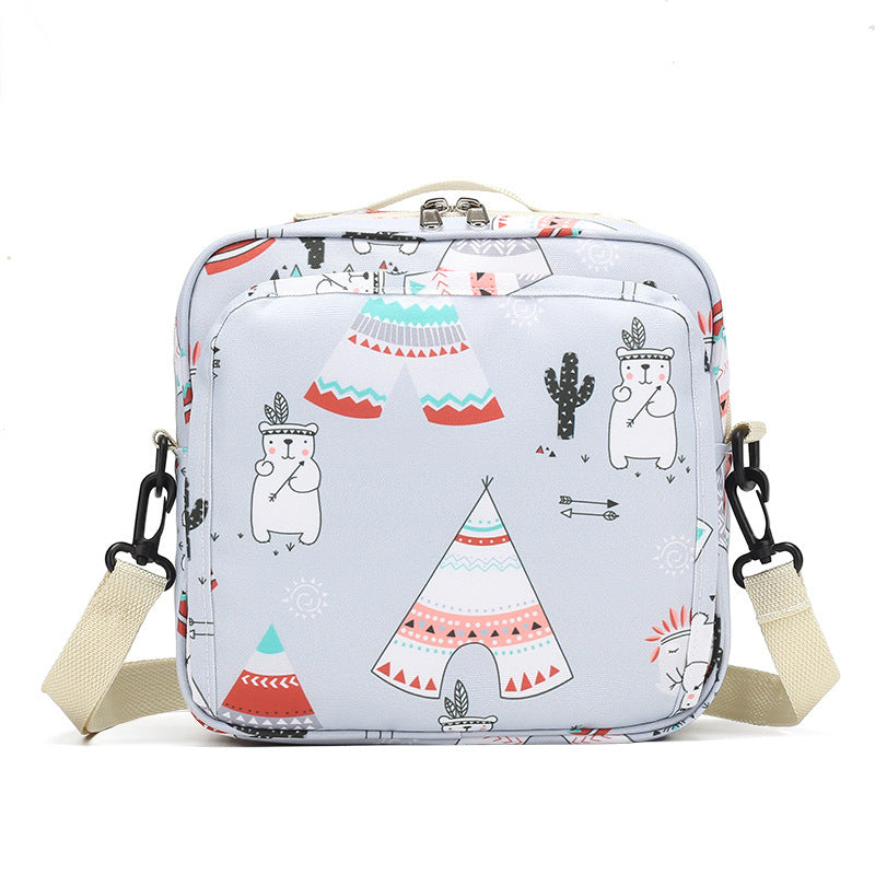 Organize with Ease: Portable and Spacious Baby Diaper Storage Bag