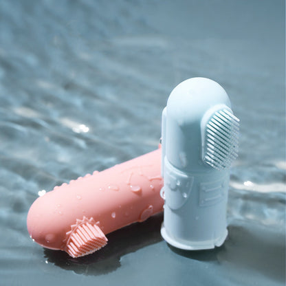 Clean Smiles Start Here: Children's Silicone Finger Cot Toothbrush for Gentle Dental Care