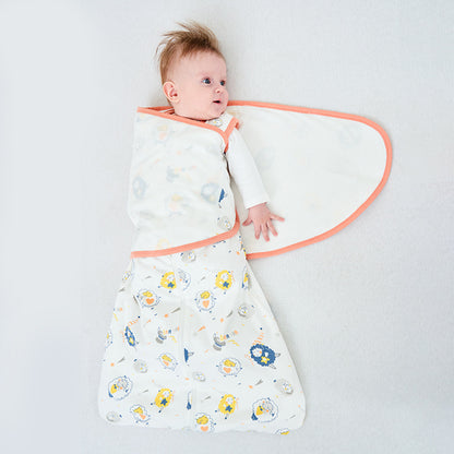 Cozy and Protective: Newborn Baby Anti-shock Cotton Sleeping Bag for Spring and Autumn
