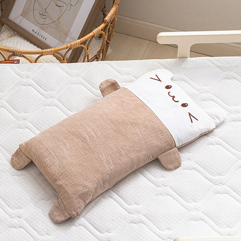 Optimal Comfort for Every Season: Children's Pillow - Breathable Baby Buckwheat Pillow for Newborns and Beyond