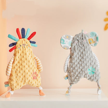 Kawaii Bunny Ears Baby Appease Towel: Nursing Teether & Comfort Cuddling Toy for Newborns and Toddlers