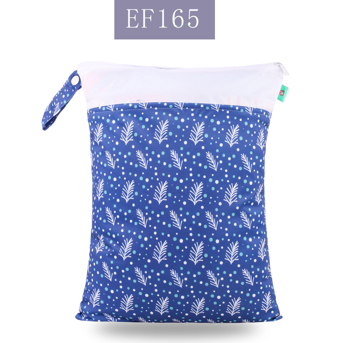 Stay Organized On-the-Go: Double Zipper Stitching Cloth Diaper Bag - Essential Baby Diaper Storage Solution