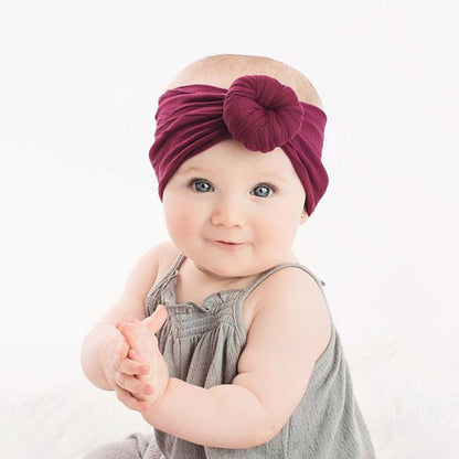 Stylish and Comfortable: Bowknot Elastic Nylon Baby Hair Band for Fashionable Decor
