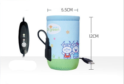 Keep Bottles Warm On-the-Go: Insulation Sleeve Thermostat Portable Insulated Baby Bottle