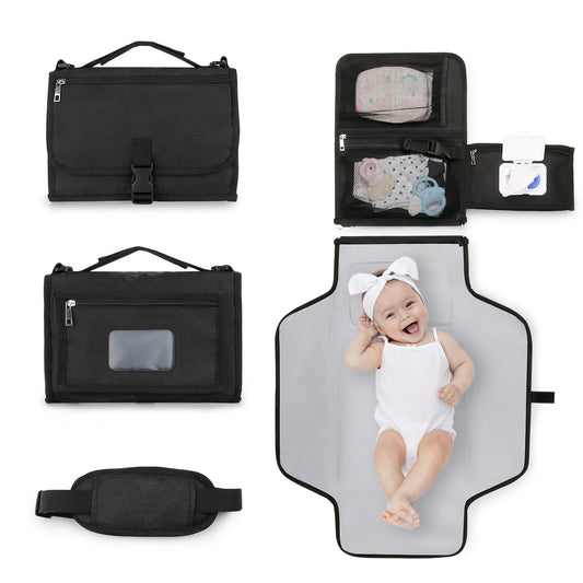 Folding Waterproof Portable Baby Essentials and Diaper Pad: On-the-Go Comfort for Your Little One