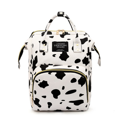 Effortless Style and Practicality: Printed Ultra-light Mommy Backpack