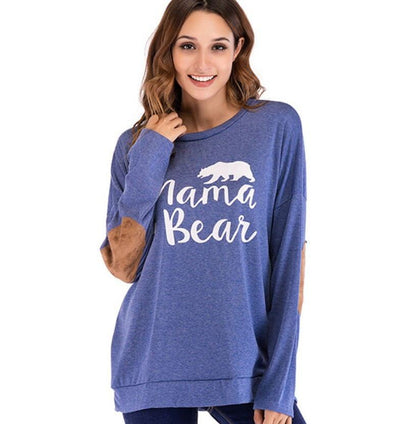 Stylish Graphic Long Sleeve Maternity Tops and Tees for Expecting Moms