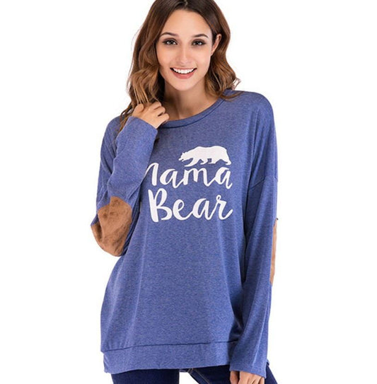 Stylish Graphic Long Sleeve Maternity Tops and Tees for Expecting Moms