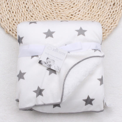 Adorable Cartoon Printed Baby Blanket for Cozy Comfort