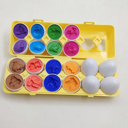 Educational Smart Egg Toy: Montessori Shape Matching Sorter for Kids