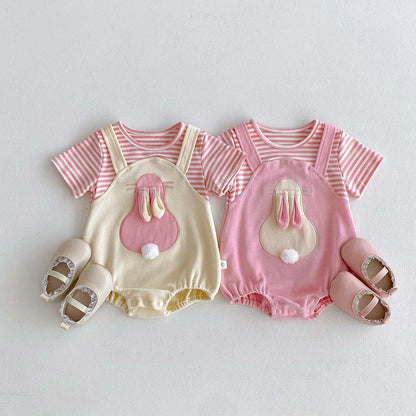 Stylish Baby Fake Two-Piece Onesie Romper – Comfortable and Trendy Outfit
